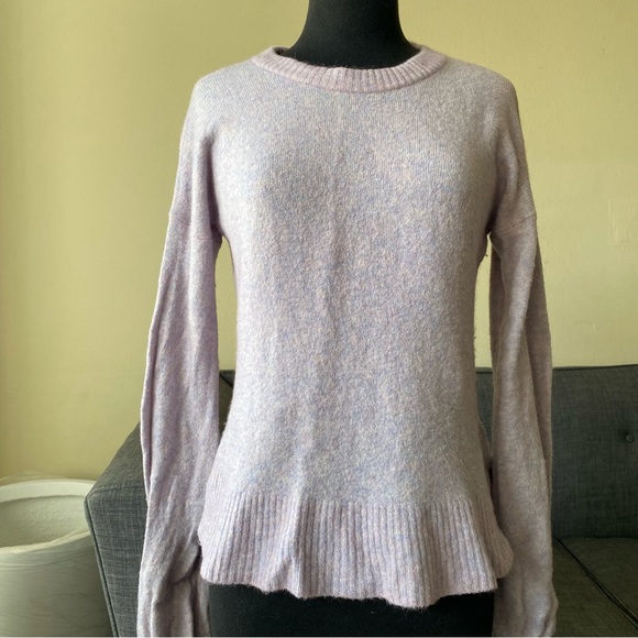 Madewell Lilac Payton Pullover Sweater in Coziest Yarn #AD041 - Picture 4 of 10